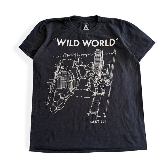 Secondhand Bastille, Wild World Band T-shirt - Picture 1 of 4